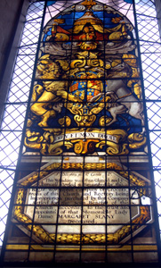 South aisle south wall west window May 2010